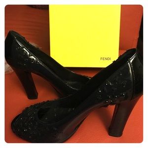 Fendi patent leather shoes